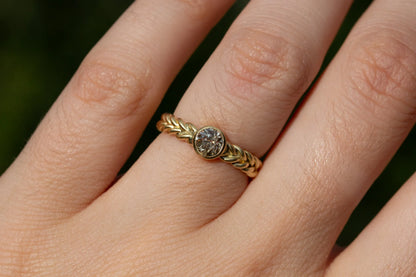 Kismet Solitaire | Old Mine Cut Diamond