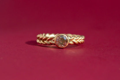 Kismet Solitaire | Old Mine Cut Diamond