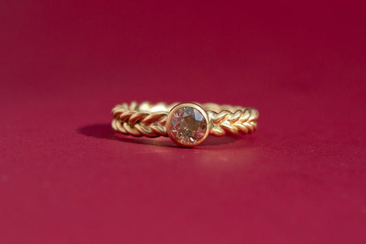 Kismet Solitaire | Old Mine Cut Diamond