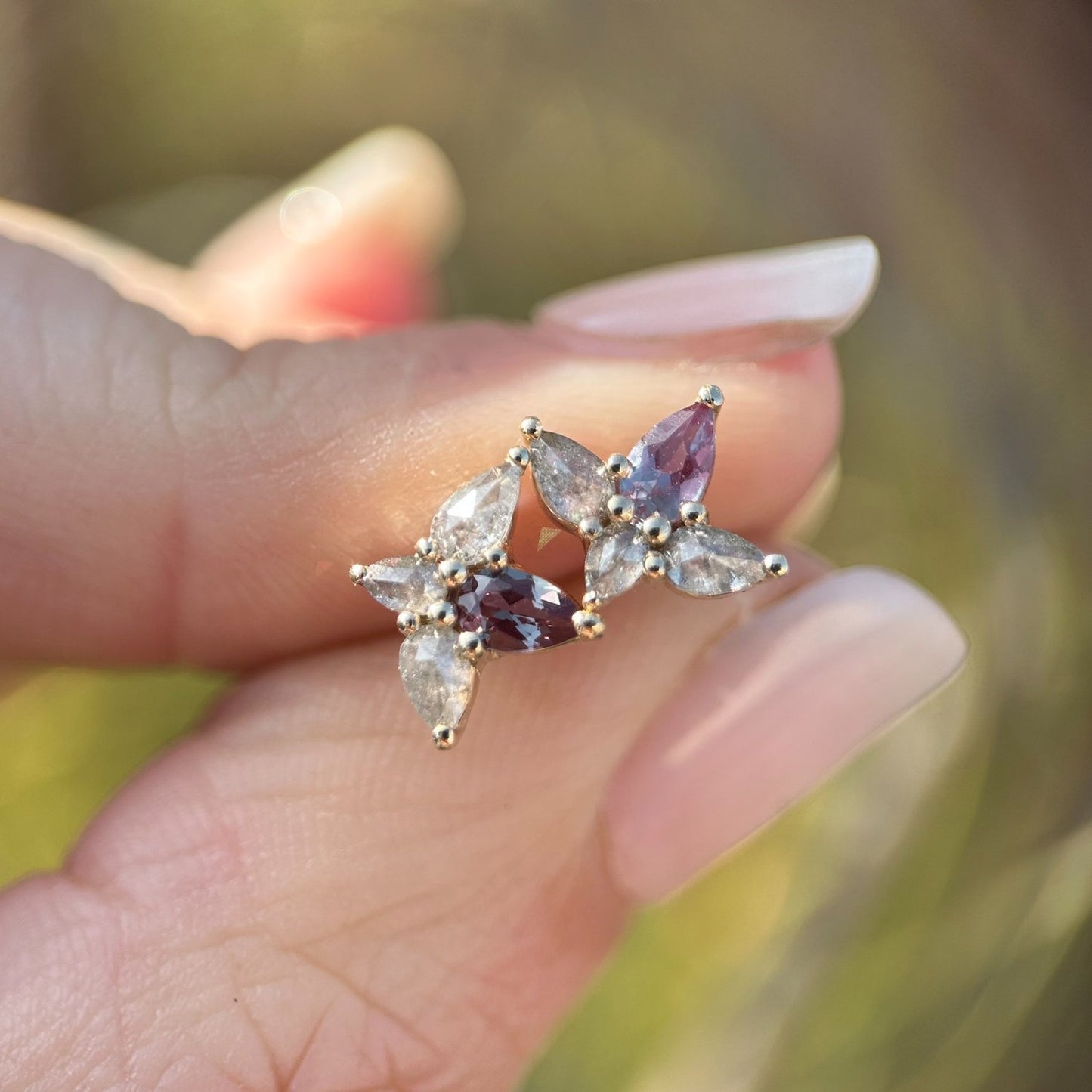 Midnight Bloom Earrings