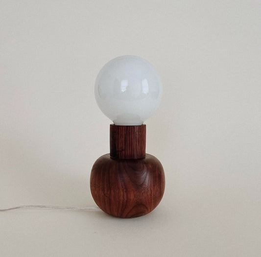 Carved Bulb Table Lamp