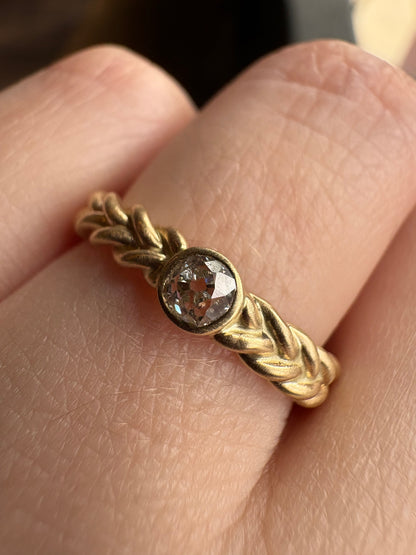 Kismet Solitaire | Old Mine Cut Diamond