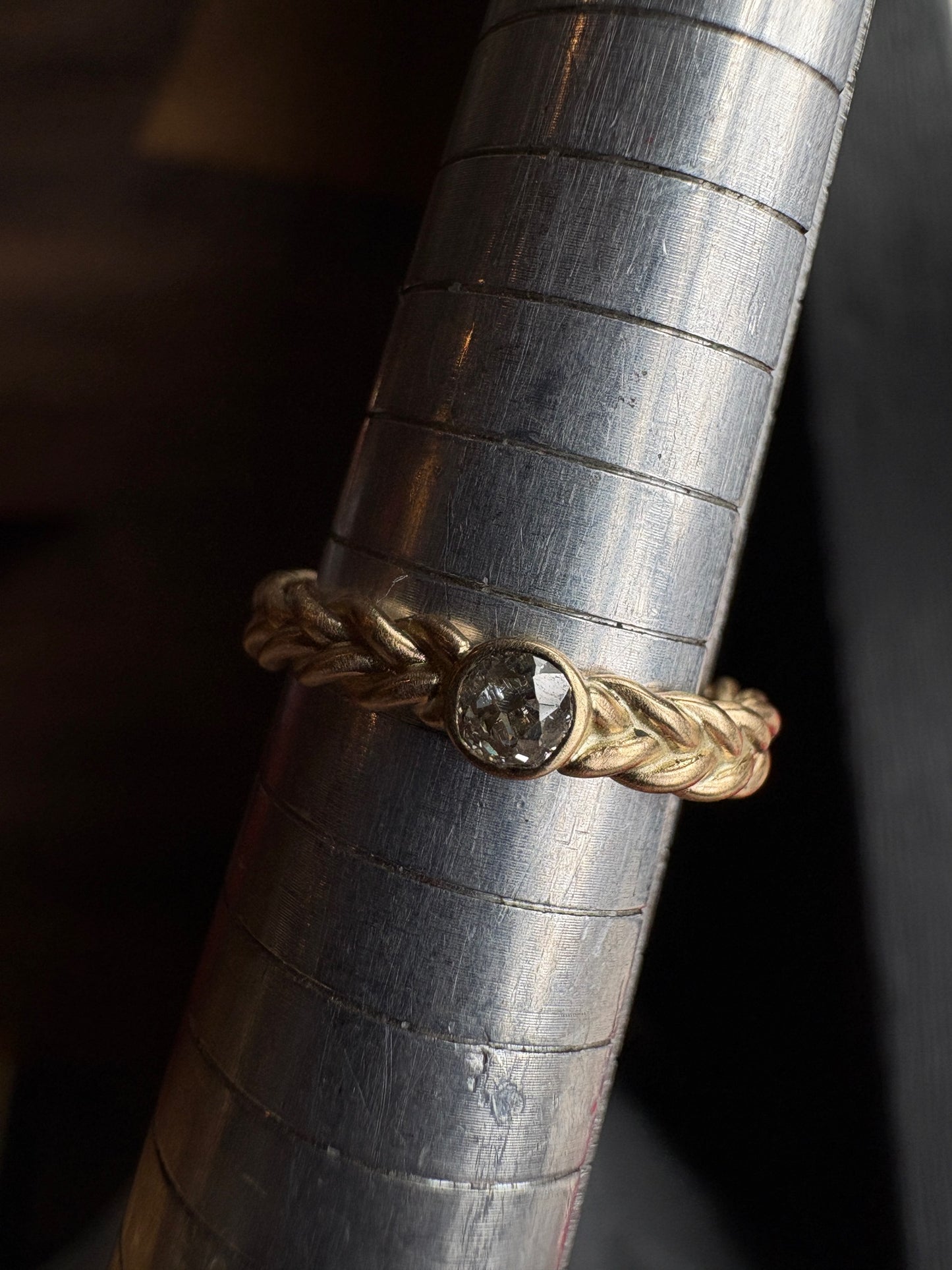 Kismet Solitaire | Old Mine Cut Diamond