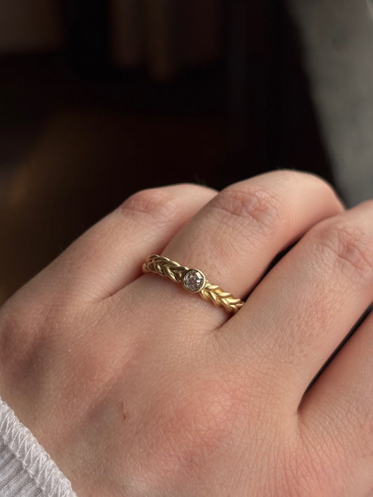 Kismet Solitaire | Old Mine Cut Diamond