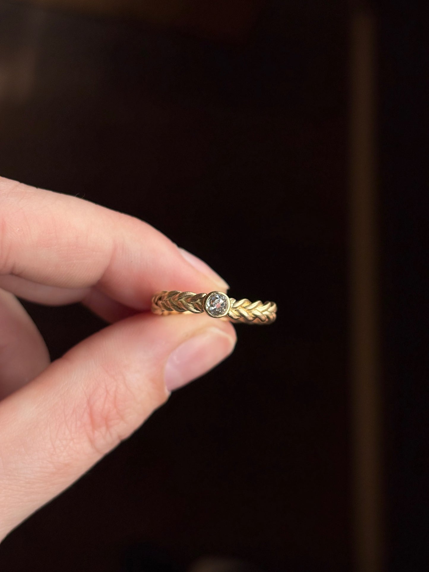 Kismet Solitaire | Old Mine Cut Diamond
