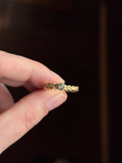 Kismet Solitaire | Old Mine Cut Diamond