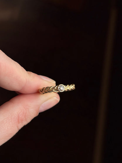 Kismet Solitaire | Old Mine Cut Diamond