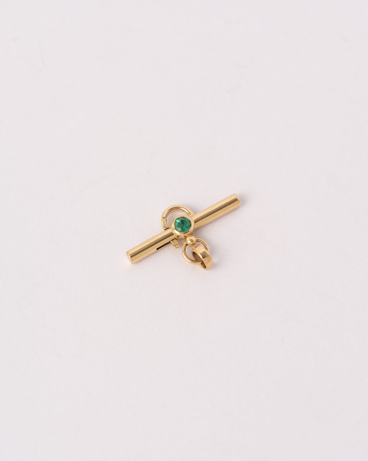 Emerald T-Bar Charm Holder