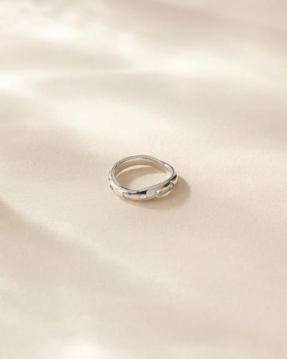 Sapphire Organic Ring