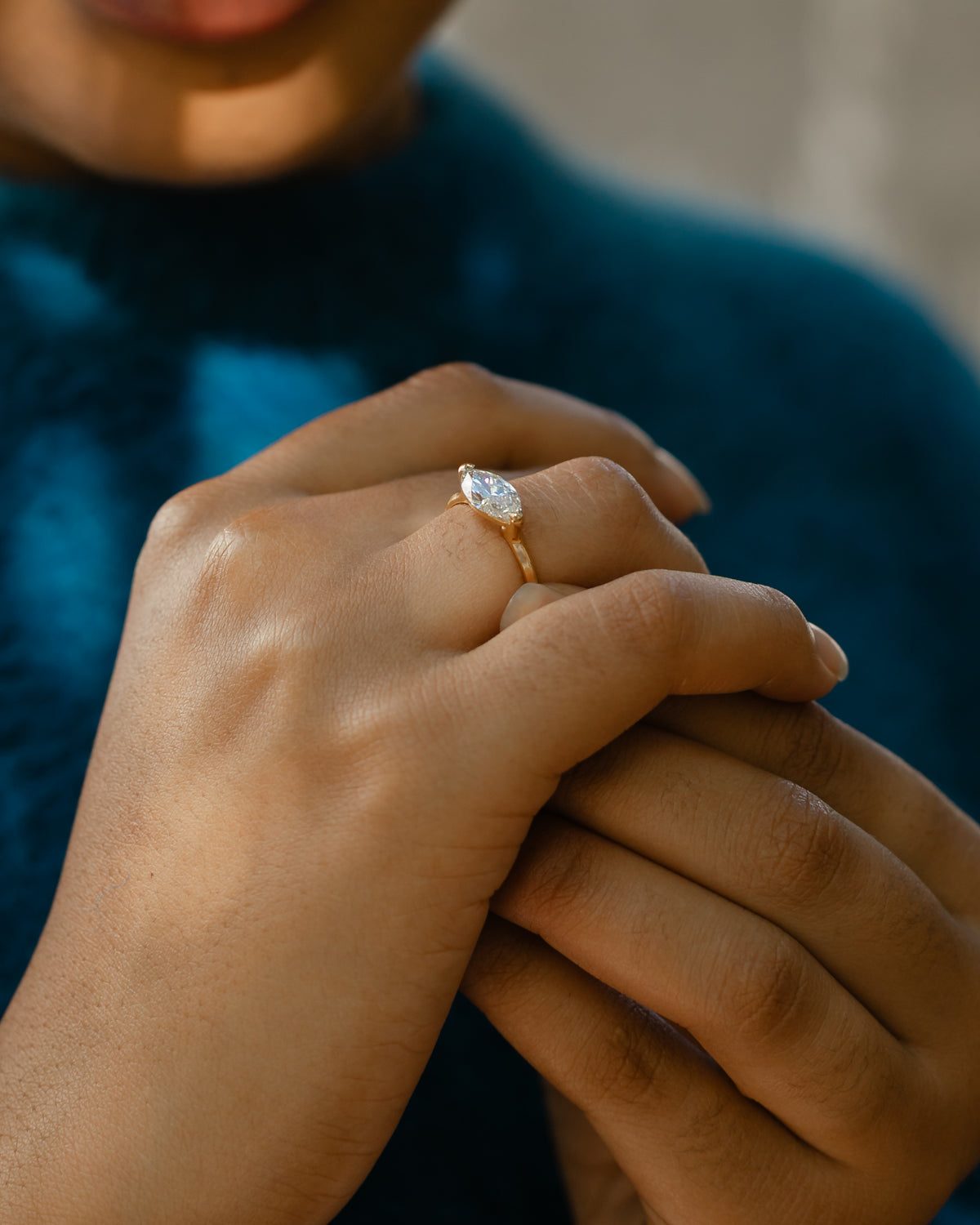 East-West Marquise Ring