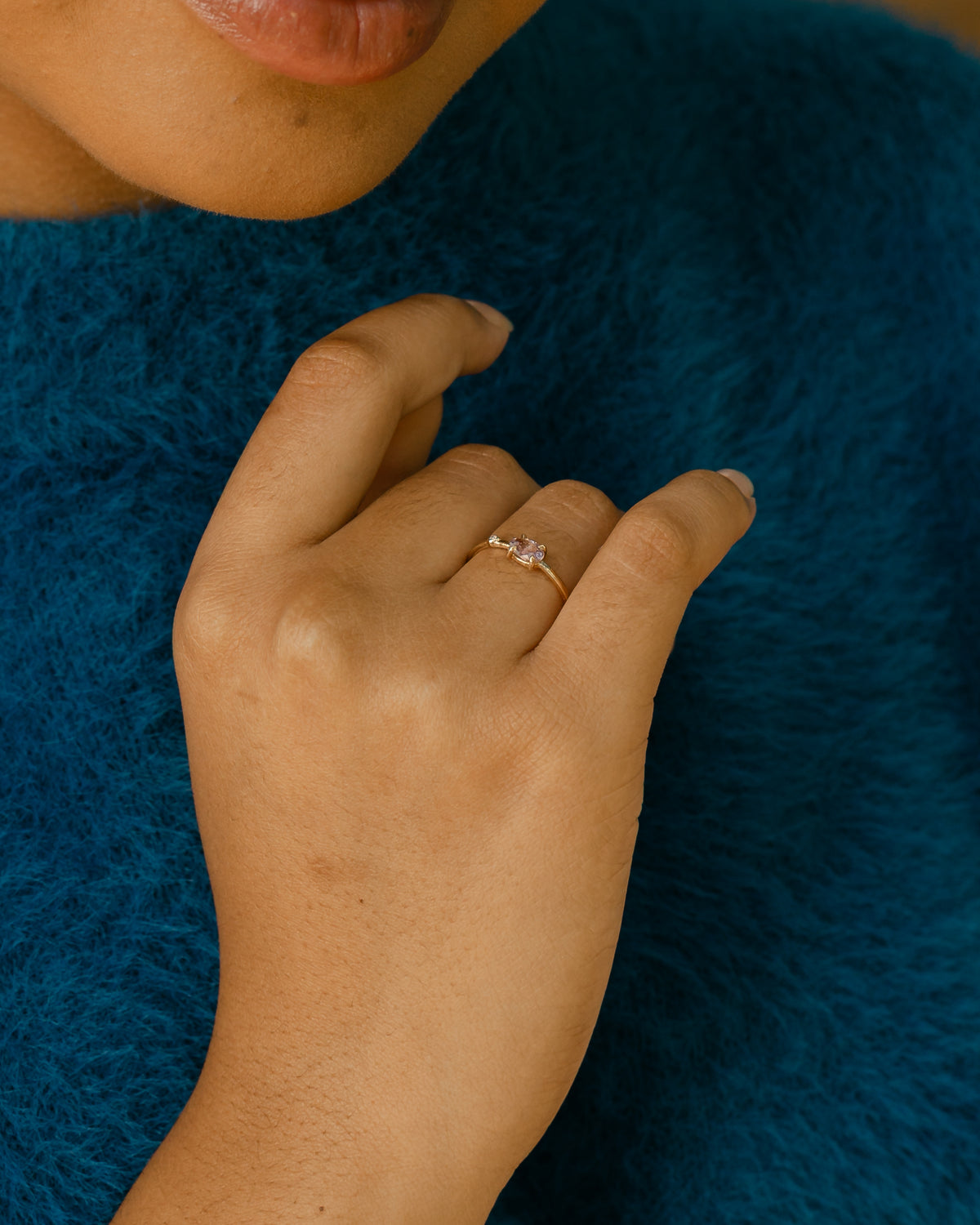 Wink Ring | Spinel & Diamond