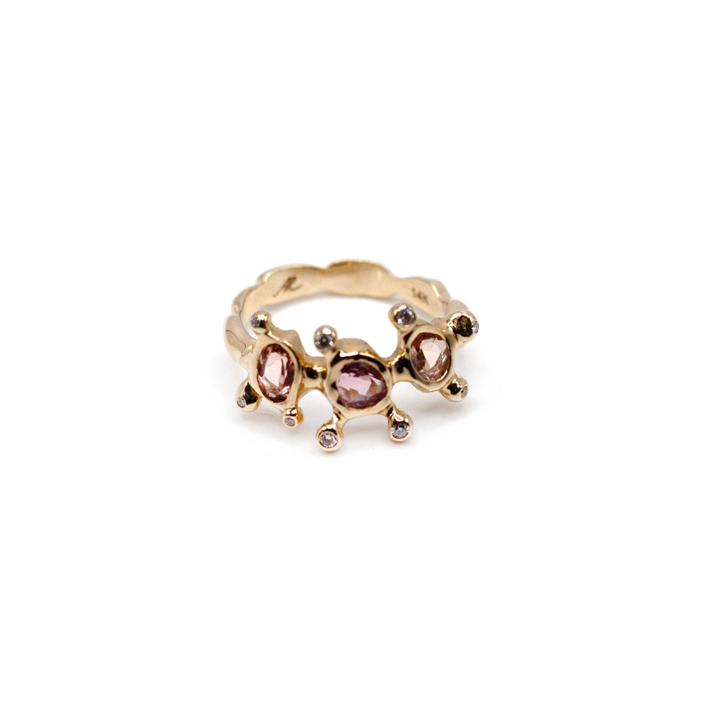Petite Pink Grotto Ring