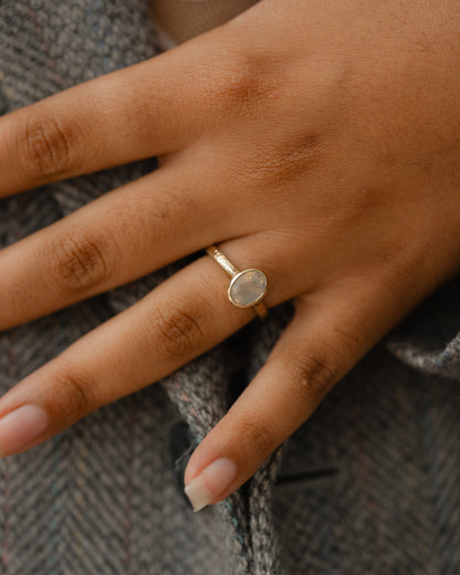 Opalescent Sapphire Wednesday Ring