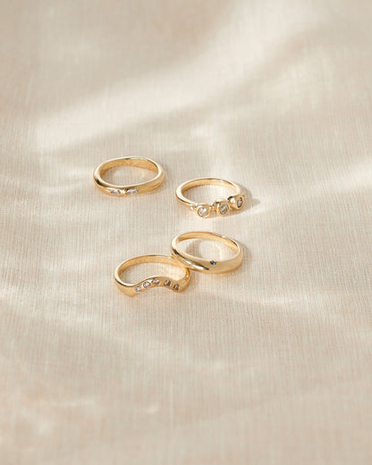 Diamond Crown Ring | 14K Gold