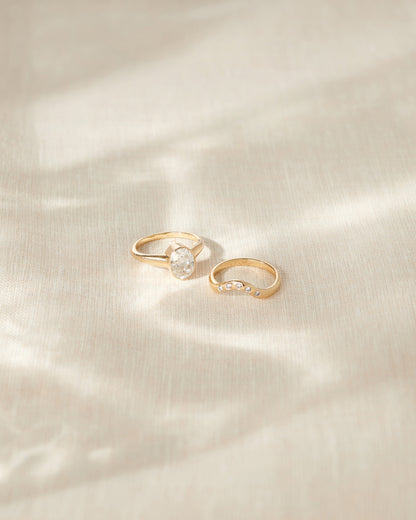 Diamond Crown Ring | 14K Gold