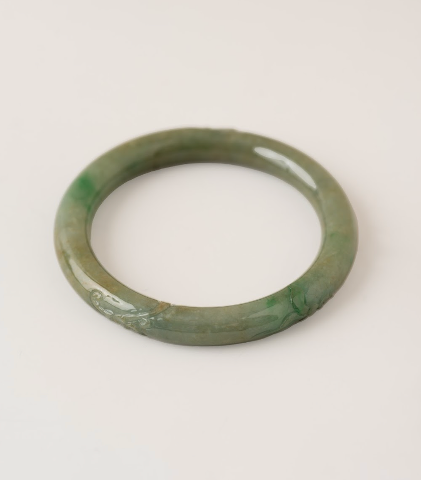 Carved Jade Bangle