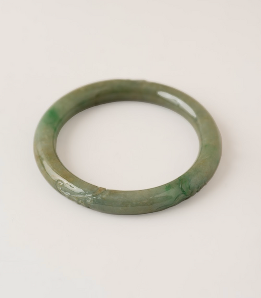 Carved Jade Bangle