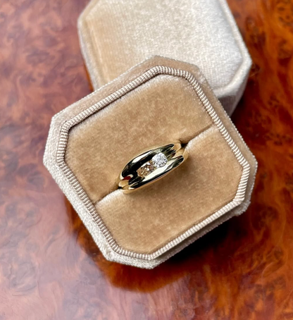 Toi et Moi Diamond Set Ring