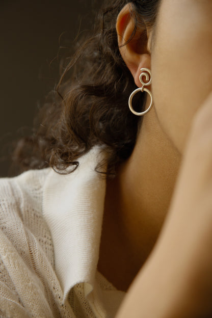 Silver Knocker Earrings