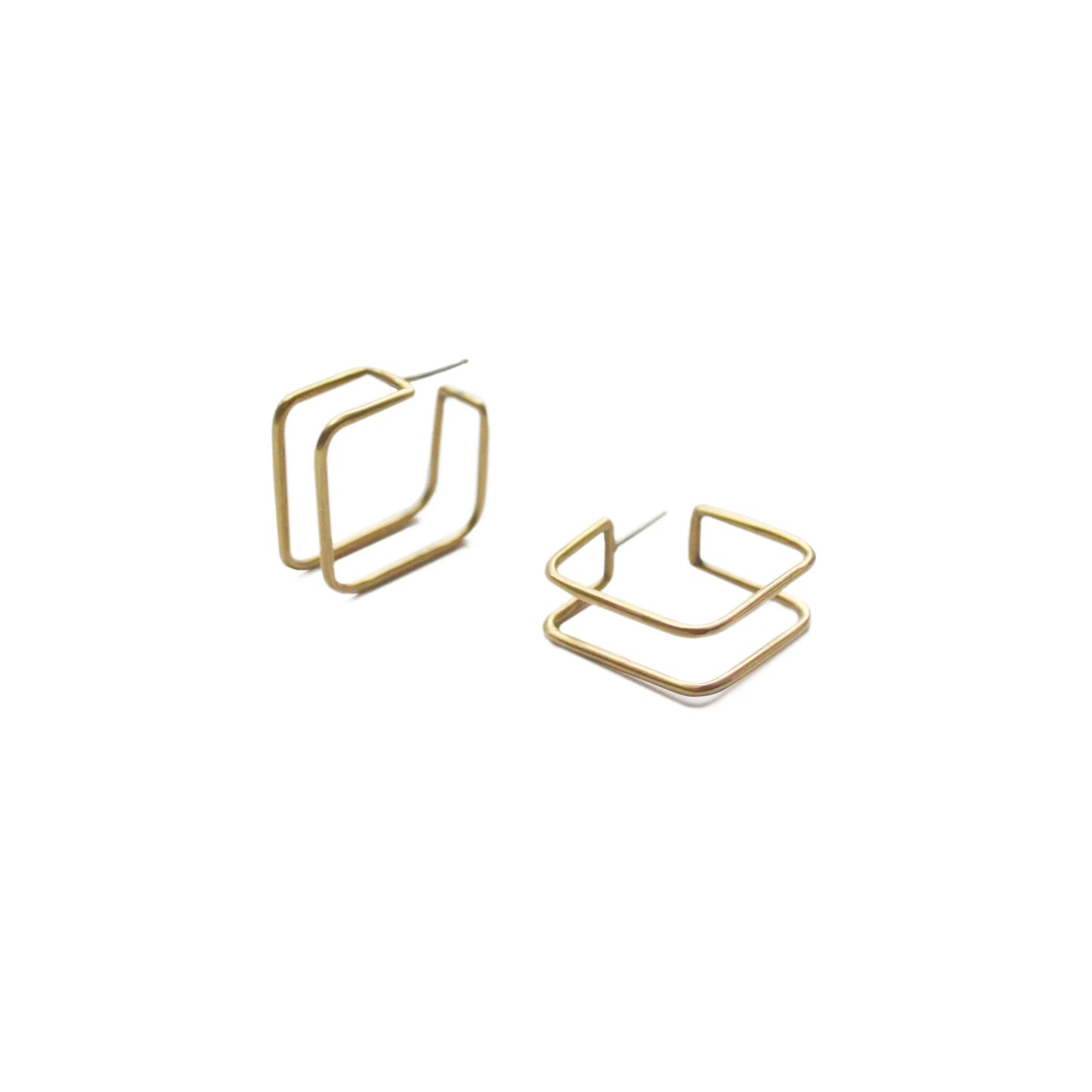 Square Cage Hoops | Small