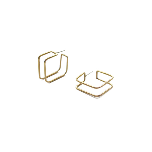 Square Cage Hoops | Small