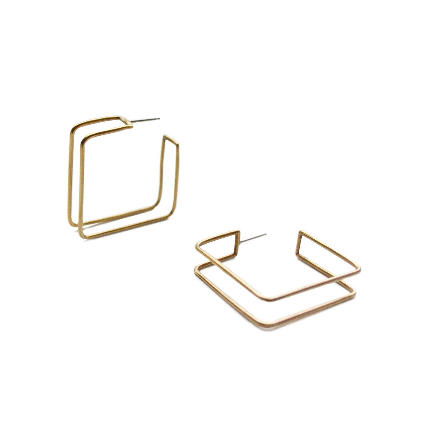 Square Cage Hoops | Large