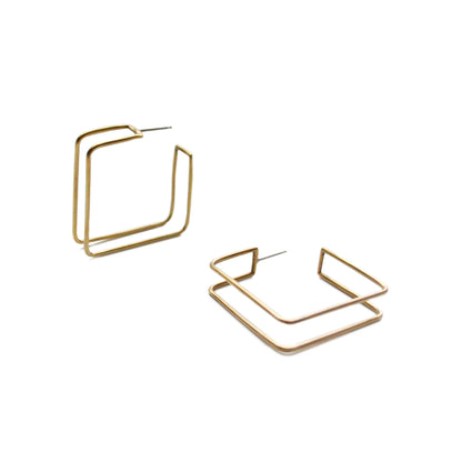 Square Cage Hoops | Large