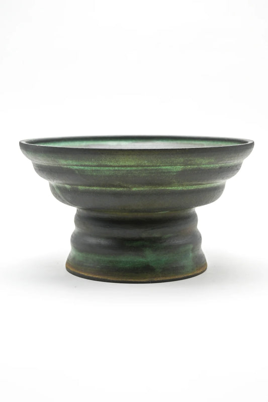 Ridged Ikebana Vase