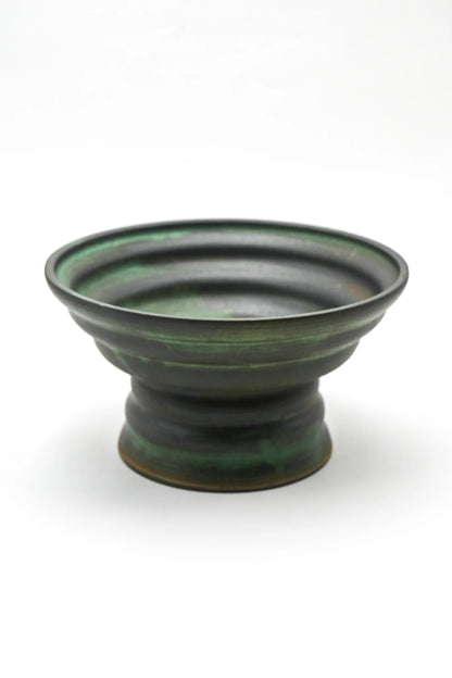Ridged Ikebana Vase
