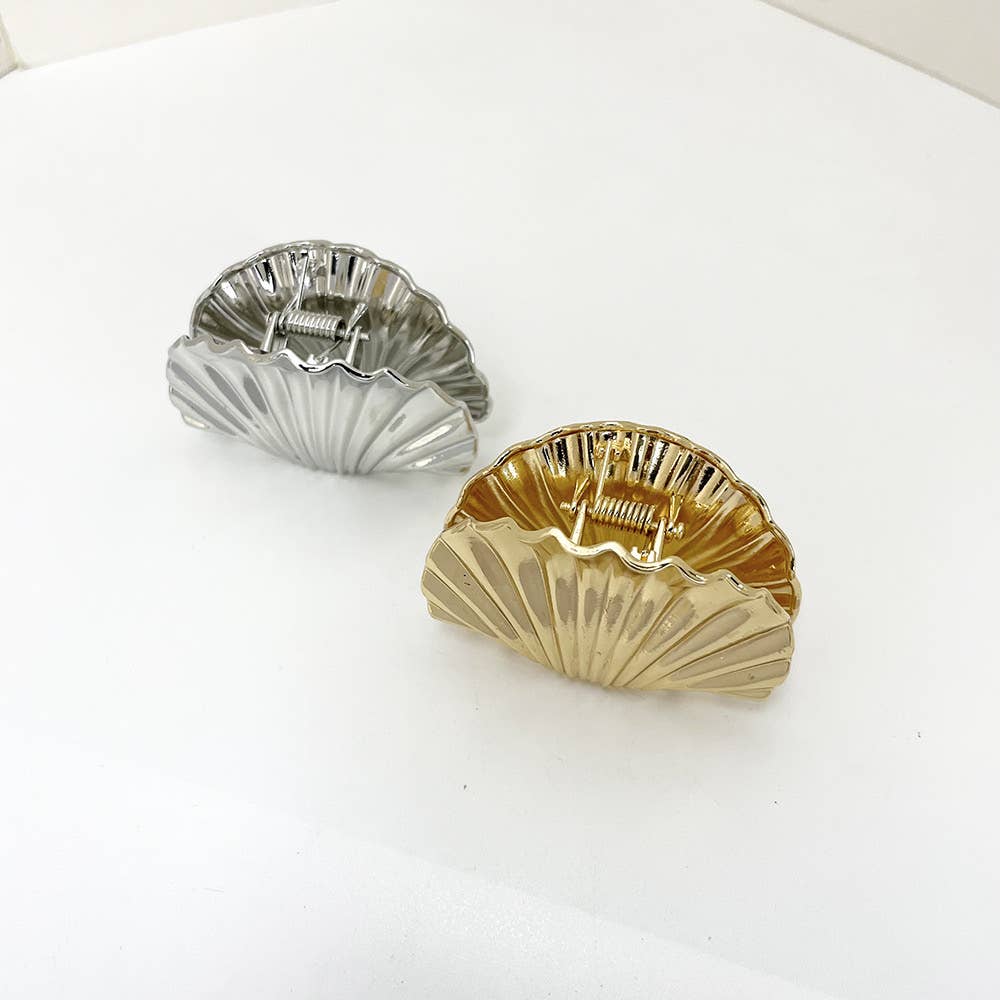 Shell Metal Hair Clip