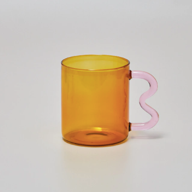 Squiggle Glass Mug