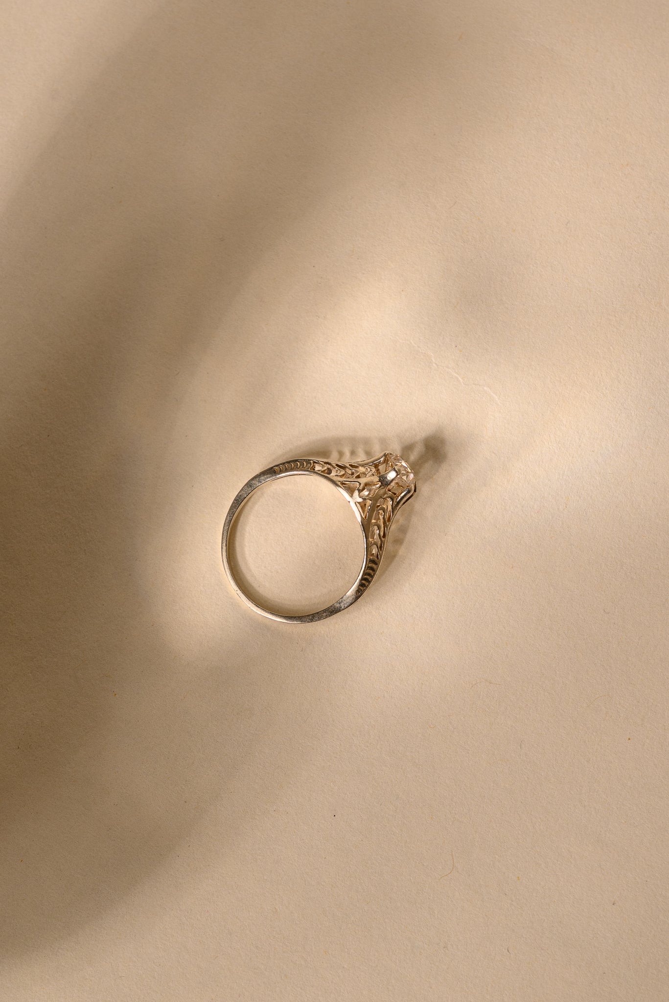 Antique Old Mine Cut Diamond Ring