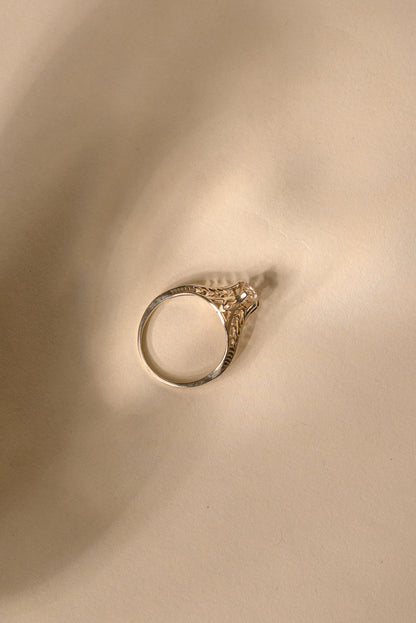 Antique Old Mine Cut Diamond Ring