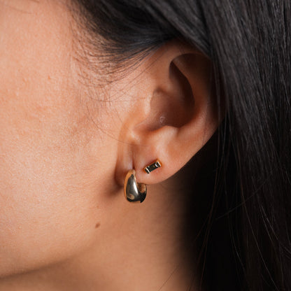 Sapphire Baguette Earrings