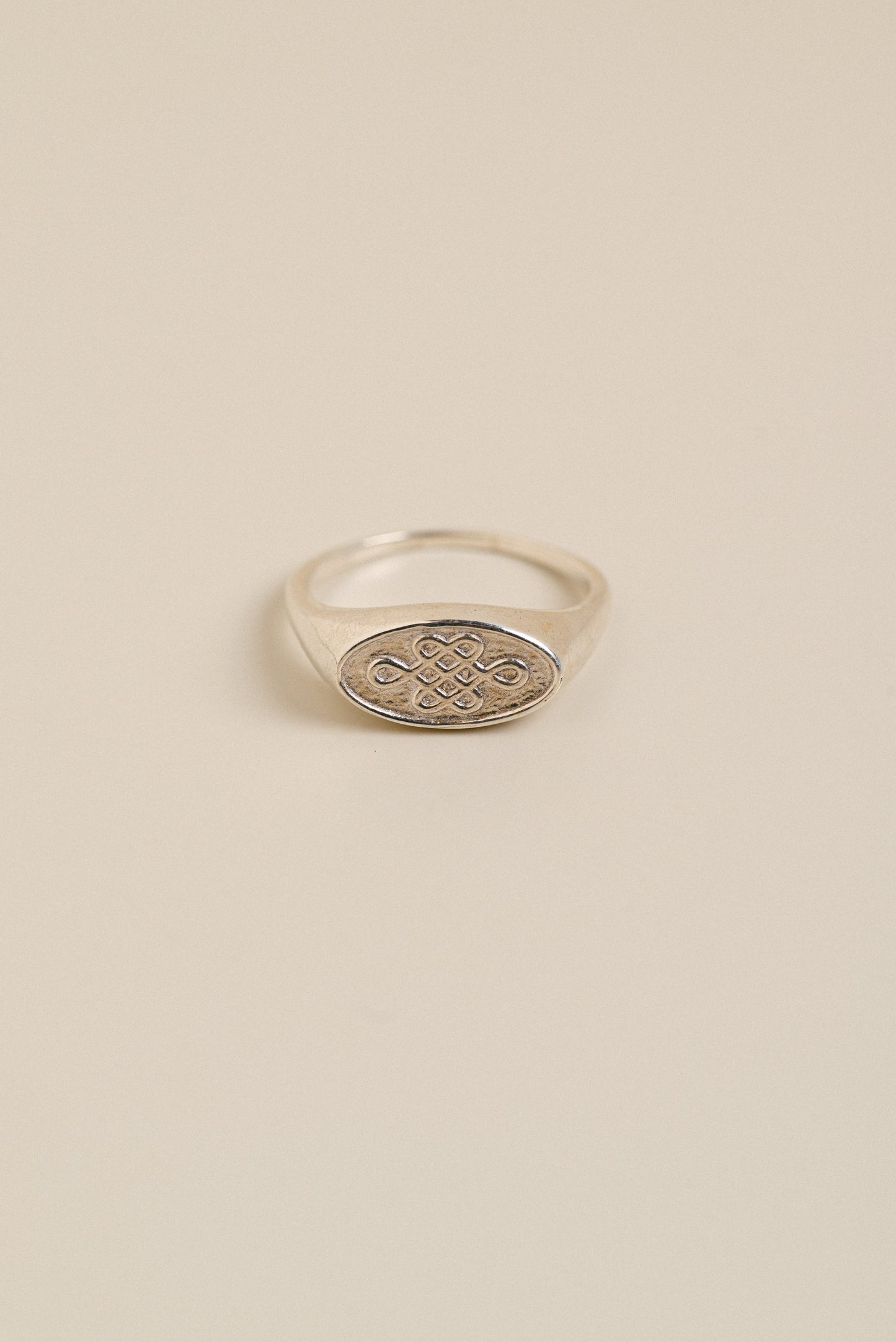 Chinese Knot Signet Ring