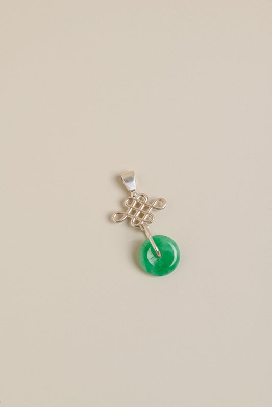Chinese Knot Pendant with Mini Jade