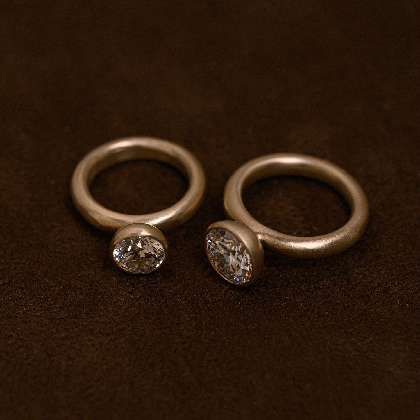 Gold Vessel for a Diamond