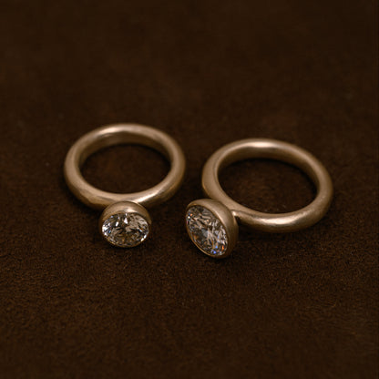 Gold Vessel for a Diamond