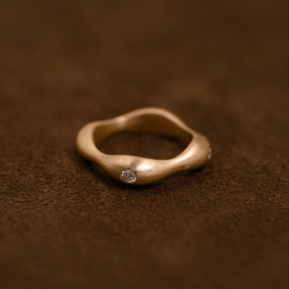 Diamond Gold Owen Ring
