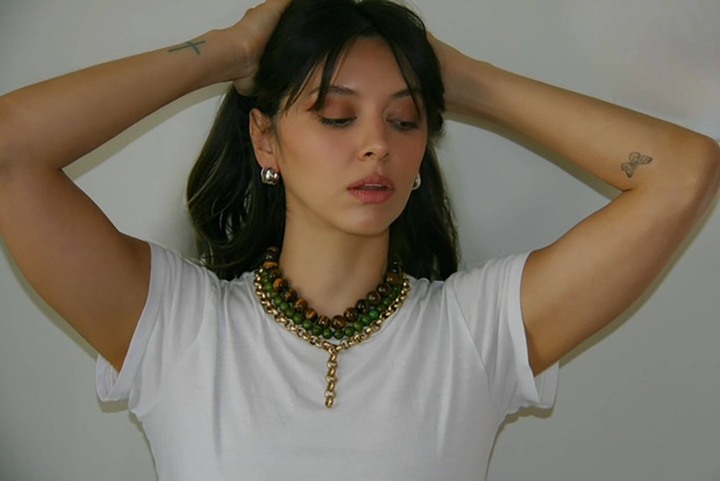 Moss Serpentine Necklace