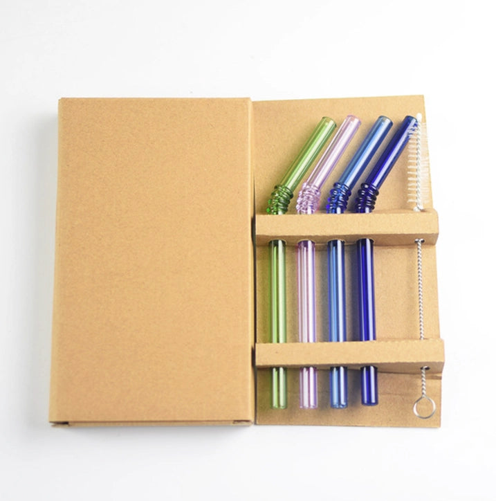 Glass Cocktail Straws