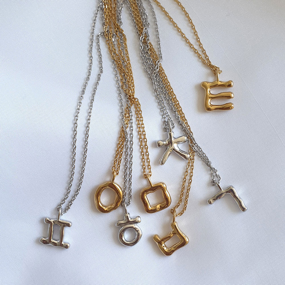 Korean Alphabet Necklace