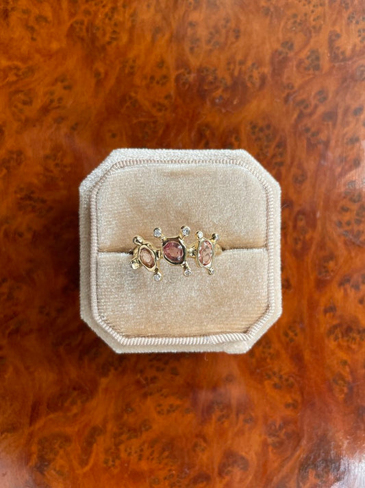 Petite Pink Grotto Ring