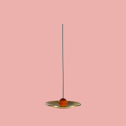 Hoseki Mari - Carnelian Crystal Incense Burner