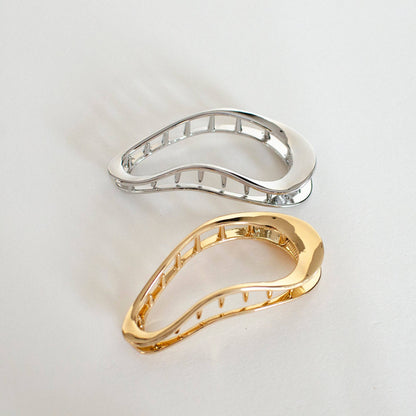 Organic Wave Claw Clip