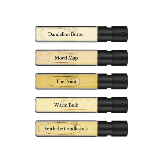 Clue Perfumery Sample Set