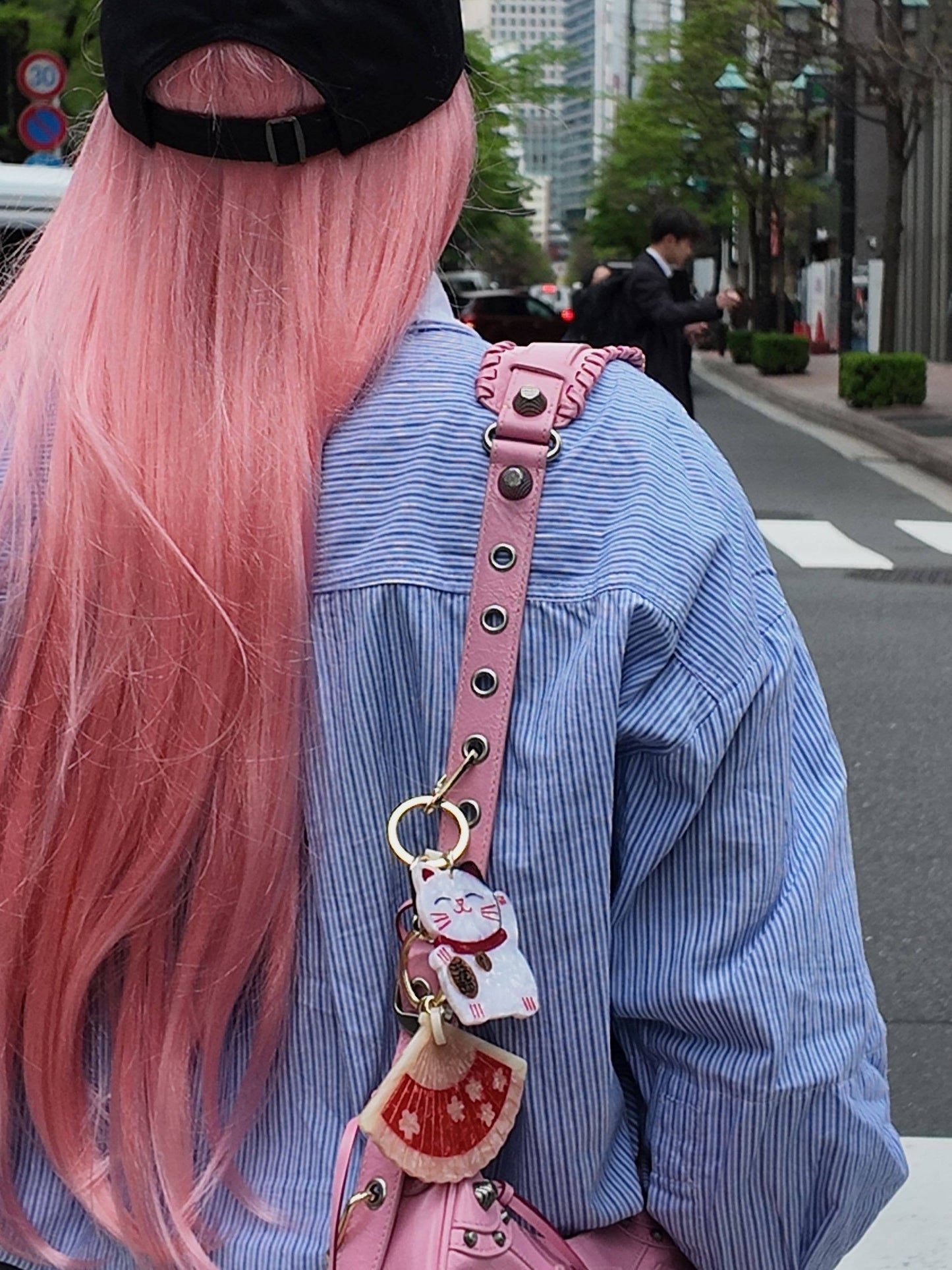 Blossom Fan Bag Charm