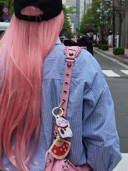 Blossom Fan Bag Charm