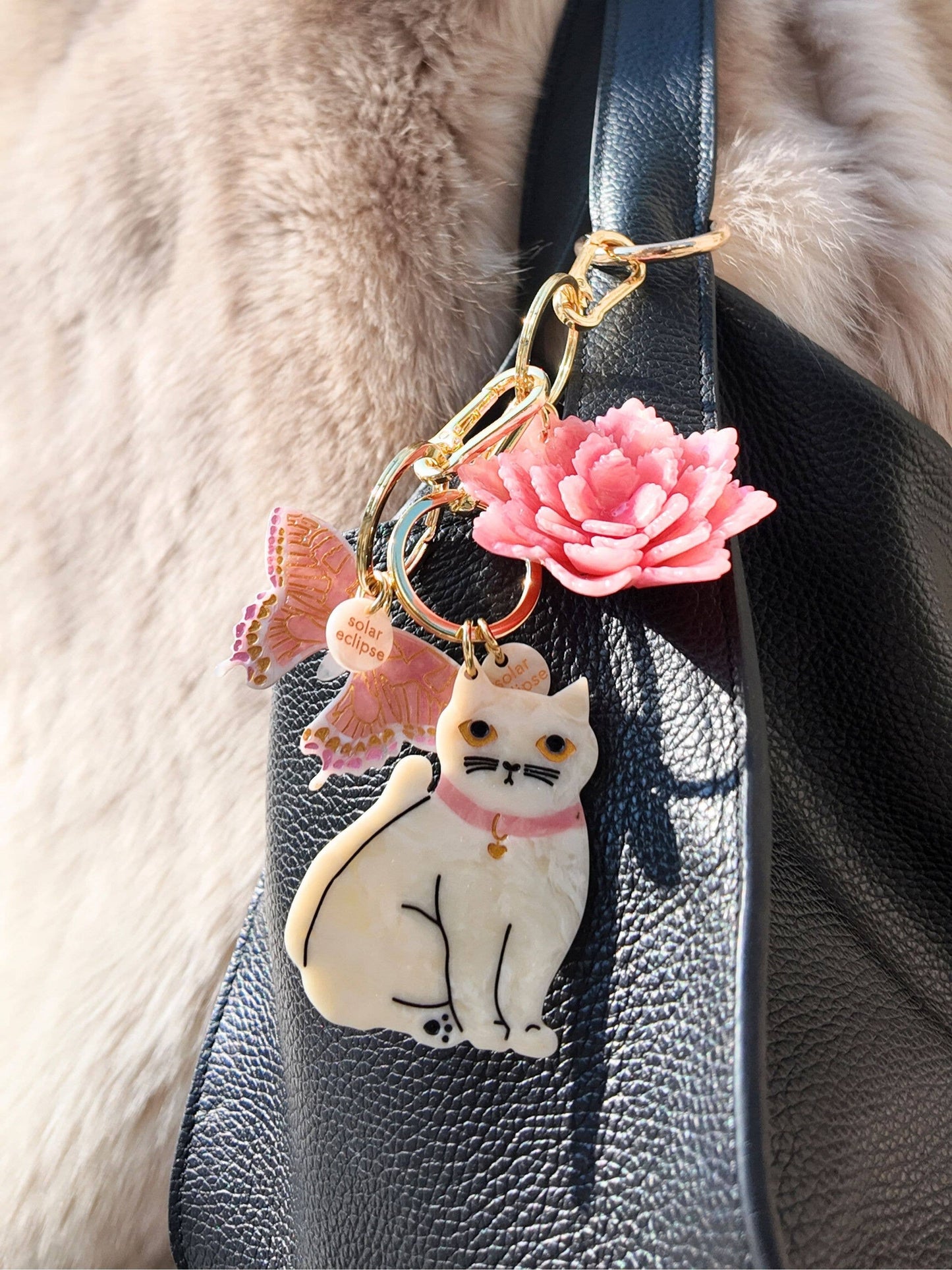 Kawaii Cat Bag Charm