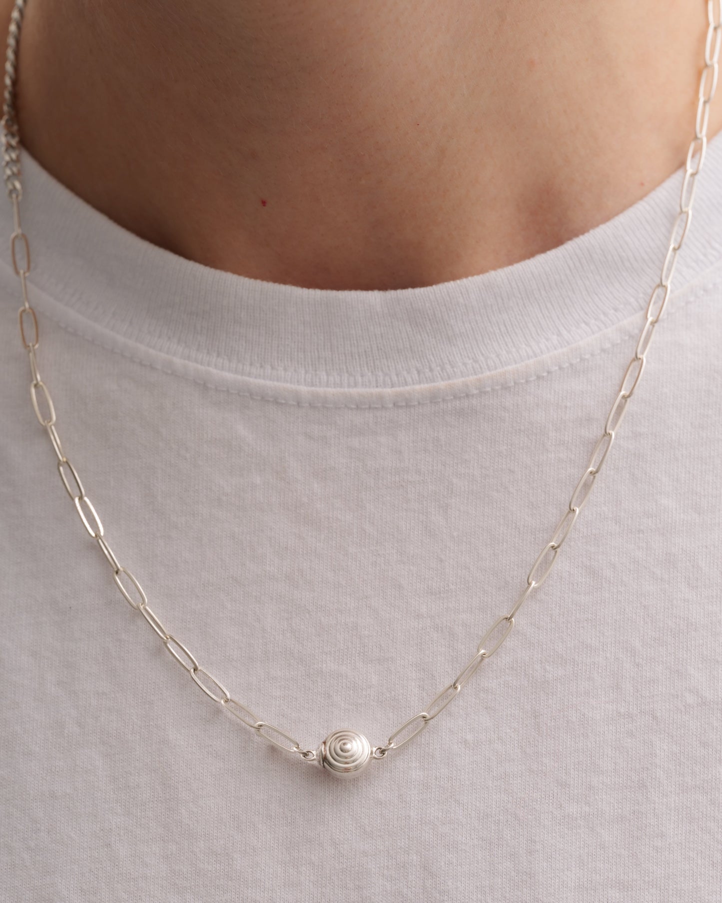 Paperclip x Curb Chain Necklace | OOAK